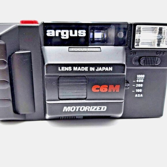 Argus Focus Free Motorized Point and Shoot 35MM Film Camera Model C6M - Picture 2 of 7
